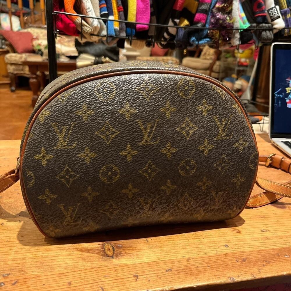 Beautiful Louis-vuitton Blois Brown Cognac Monogram Canvas Leather Bag - Picture 3 of 5